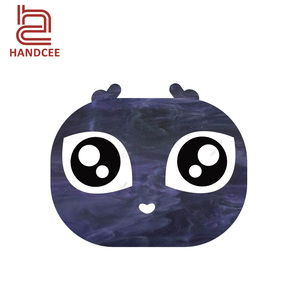 2022 Fashion Navy Blue Cartoon Girly Style Cute Acrylic Clutch Bag
